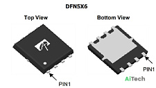 Микросхема AON6380 N-Channel MOSFET 30V 24A DFN5x6 Bulk
