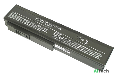 Аккумулятор для Asus M50 N61 (11.1V 6600mAh) p/n: A32-M50 A32-N61 A32-X64 A33-M50 A32-H36