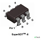 Микросхема FDC638APZ P-Channel MOSFET 20V 4.5A SSOT6 - фото
