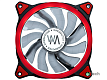 Вентилятор WINDMASTER Lap Red / 120*120*25 / 3pin+Molex [WM-FAN-LAP-R] - фото