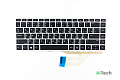 Клавиатура для HP Probook 430 G5 440 G5 серая рамка без подсветки p/n: NSK-XJ0SW0R, L21585-001 - фото