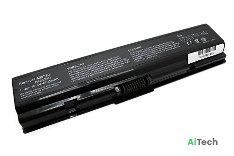 Аккумулятор для Toshiba A200 A300 L500 (11.1V 4400mAh) p/n: PA3534U, PA3535U, PA3533U-1BRS