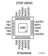 Микросхема RT8249AGQW 2Q= Bulk