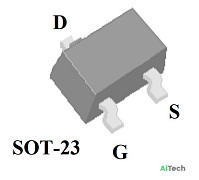 Микросхема AP2334GN-HF N-Channel MOSFET 30V 5.6A
