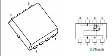 Микросхема TPCC8131-GP P-Channel MOSFET 30V 10A TSON-ADVANCE