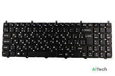 Клавиатура для ноутбука DNS Clevo W650EH вертикальный Enter p/n: MP-12N76SU-4301, 6-80-W6500-281-1D