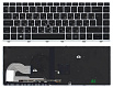 Клавиатура для HP 745 G6 840 G6 серая рамка, с подсветкой p/n: L14379-251 2B-AB616I600 6037B0138722 - фото