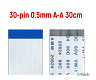 FFC FPC шлейф 30pin 0.5mm 30cm A-Type - фото