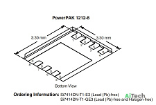 Микросхема Si7414DN-T1-E3 P-Channel MOSFET 60V 5.6A POWERPAK-1212-8