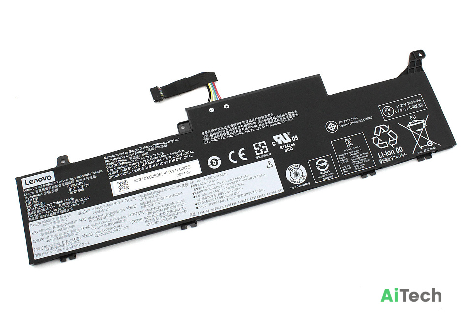 Аккумулятор для Lenovo ThinkPad E490s (11.22V 3735mAh) ORG p/n: L18C3P51 02DL002 SB10K97641