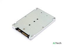 Бокс для SSD диска mSATA с выходом SATA пластиковый белый