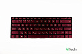 Клавиатура для Asus UX333FA UX333FN UX334FA Red p/n: NSK-WU0LN - фото