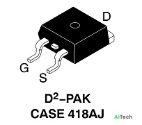 Микросхема FCB260N65S3 N-Channel MOSFET 650V 12A D2−PAK