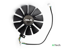 Вентилятор для видеокарты Asus Expedition / 4Pin папа + 4Pin папа / ⌀ 86мм / S 28мм / T129215BU\T129
