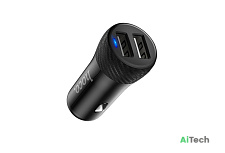 Автомобильная зарядка HOCO Z21 5V 2.4A 2-port (USB)