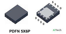 Микросхема PK648BA N-Channel MOSFET 30V 75A PDFN5x6P