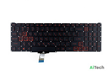 Клавиатура для Acer AN517-57 PH315-54 красная подсветка (узкий шлейф) p/n: NK151310B PK132WV1B00