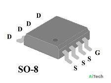 Микросхема AP9410AGM-HF N-Channel MOSFET 30V 18A SO-8