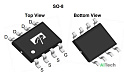Микросхема AOSP21357 P-Channel MOSFET 30V 25A SO8 - фото