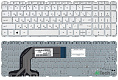 Клавиатура для HP 17 17-n 17-e Белая p/n: 710407-001, 720670-001, 725365-001, AER68U00110 - фото