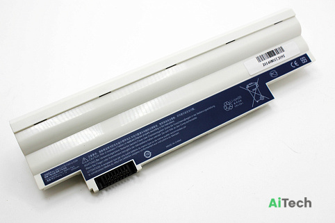 Аккумулятор для Acer One D255 D260 522 722 белый (11.1V 4400mAh) p/n: AL10A31 AL10B31 AL10G31