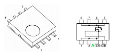 Микросхема TPCA8012-H N-Channel MOSFET 30V 40A SOP-ADVANCE