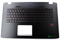 Клавиатура для Asus GL752VW TopCase с подсветкой p/n: 13NB0941AP0301 90NB0A41-R31RU1 - фото