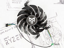 Вентилятор для видеокарты GALAX RTX 3060 3070 3080 3090 Ti METALTOP ⌀88мм | №3