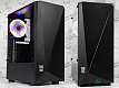 Корпус BaseTech GFX-01/ 1x 120mm RGB вентилятор / Каленое стекло / ATX / BT-GFX-01-RGB - фото