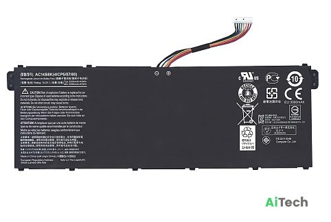 Аккумулятор для Acer V3-111 E3-111 E3-112 ES1-511 (15.2V 3180mAh) p/n: AC14B3K ORG
