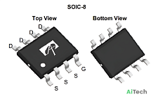 Микросхема AO4354 N-Channel MOSFET 30V 23A SO-8 bulk