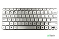 Клавиатура для HP Mini 210-2000 серебристая p/n: NM1, SN5103, 633476-251, 653855-251, 658517-251 - фото