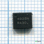 Микросхема NTMFS4925N N-Channel MOSFET 30V 48A SO-8FL