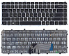 Клавиатура для HP Envy 4-1000 6-1000 серая рамка p/n: 698679-001, 698679-251 V135002BS2, PK130T52B00 - фото