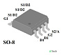 Микросхема AP6901GSM-HF Dual N-Channel MOSFET 30V/7.1A 30V/9.2A SO-8 - фото