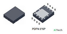 Микросхема P0903BK N-Channel MOSFET 30V 30A PDFN5x6P