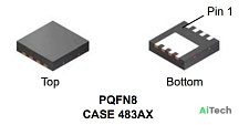 Микросхема FDMC6696P P-Channel MOSFET 30V 75A PQFN8