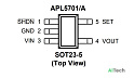 Микросхема APL5701ABI-TRG SOT-23-5 - фото