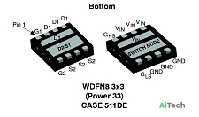 Микросхема FDMC007N30D N-Channel MOSFET 30V 29A/46 WDFN83x3