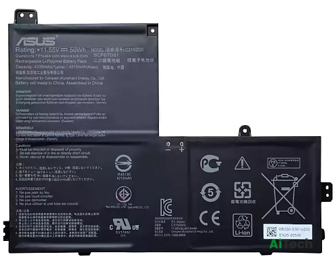 Аккумулятор для Asus CX1500 (11.55V 4210mAh) ORG p/n: C31N2020