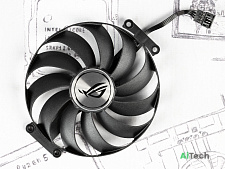 Вентилятор для видеокарты Asus ROG Strix Black RTX 3070 3080 Ti 3090  ⌀95мм | №1