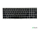 Клавиатура для HP 755 G3 G4 серебристая рамка без подсвети p/n: 821157-271, HPM14N56R0J9301