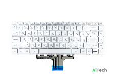 Клавиатура для HP 14-dw серебро с подсветкой p/n: L96526-001