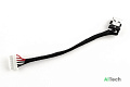 Разъем питания Asus FX504GD FX504GM (5.5x2.5) с кабелем 6pin - фото