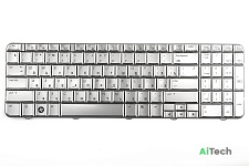 Клавиатура для HP CQ60 G60 серебро p/n: PK13CQ60150, K022602A1, NSK-HAC01, 9J.N0Y82.C01, NSK-HAA01