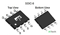 Микросхема AO4430 N-Channel MOSFET 30V 18A SO-8 - фото