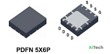 Микросхема PK6H6BA N-Channel MOSFET 30V 46A PDFN5x6P