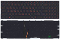 Клавиатура для Asus FX502 FX502V с красной подсветкой p/n: V156230ES1 0KNB0-6615US00 - фото