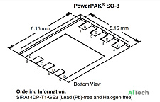 Микросхема SiRA14BDP-T1-GE3 N-Channel MOSFET 30V 64A SO8