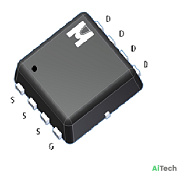Микросхема EMB09N03V N-Channel MOSFET 30V 20A EDFN3x3 bulk